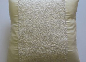 Lace Placement Cushion Closeup