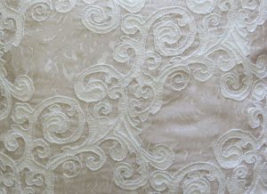 Layered Lace Cushion Closeup
