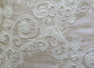 Layered Lace Cushion Closeup