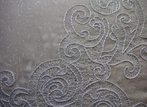 Soldered Lace Cushion Closeup