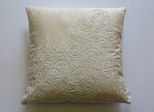 Soldered Lace Cushion